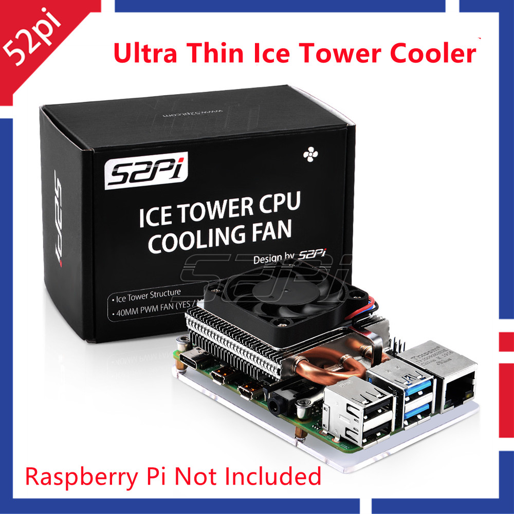52Pi New Ultra Thin Ice Tower  - Deskpi Super6C ulasan dan harga